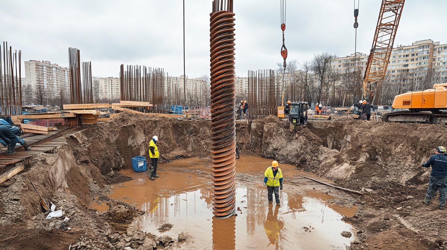 Винтовые сваи 108х2500 мм